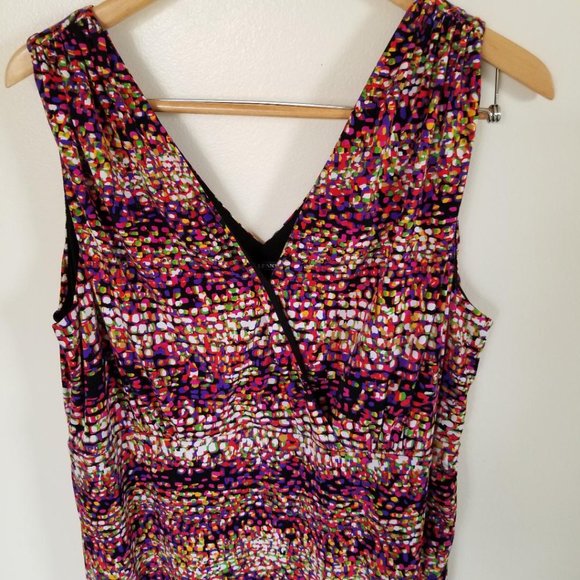 ALFANI Multi Colored Sleeveless Dress - Picture 2 of 11